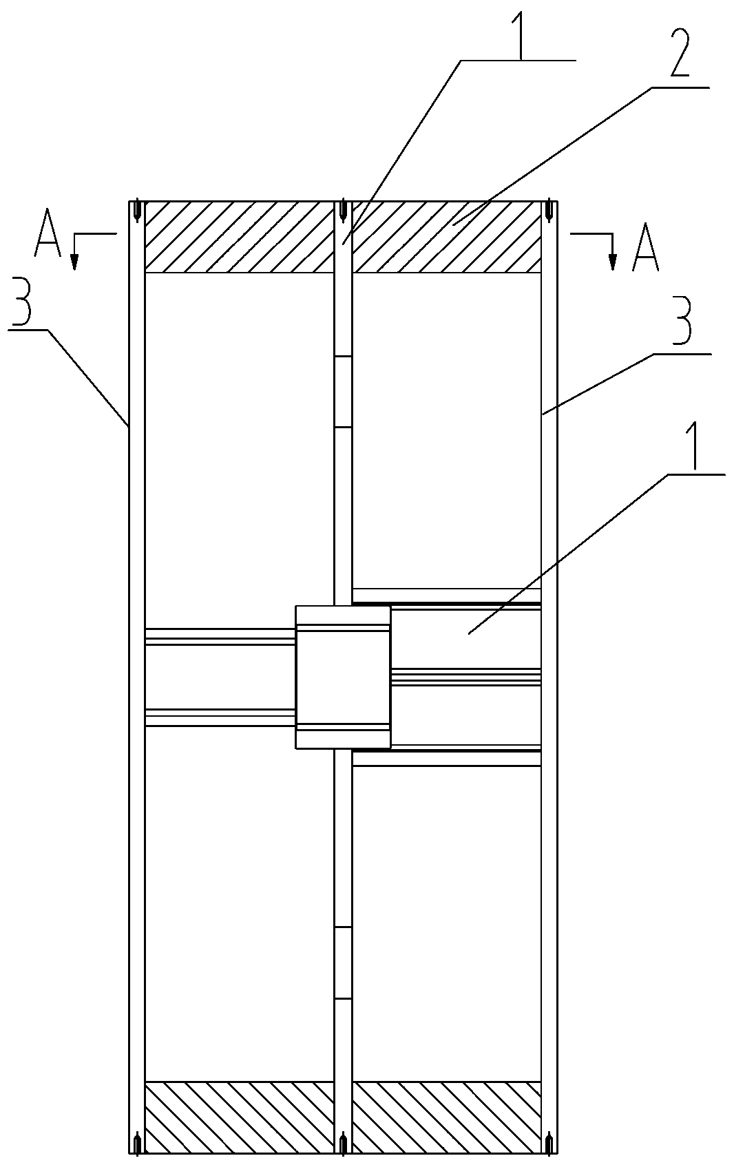 Vertical ring multi-gradient magnetic separator rotary ring structure