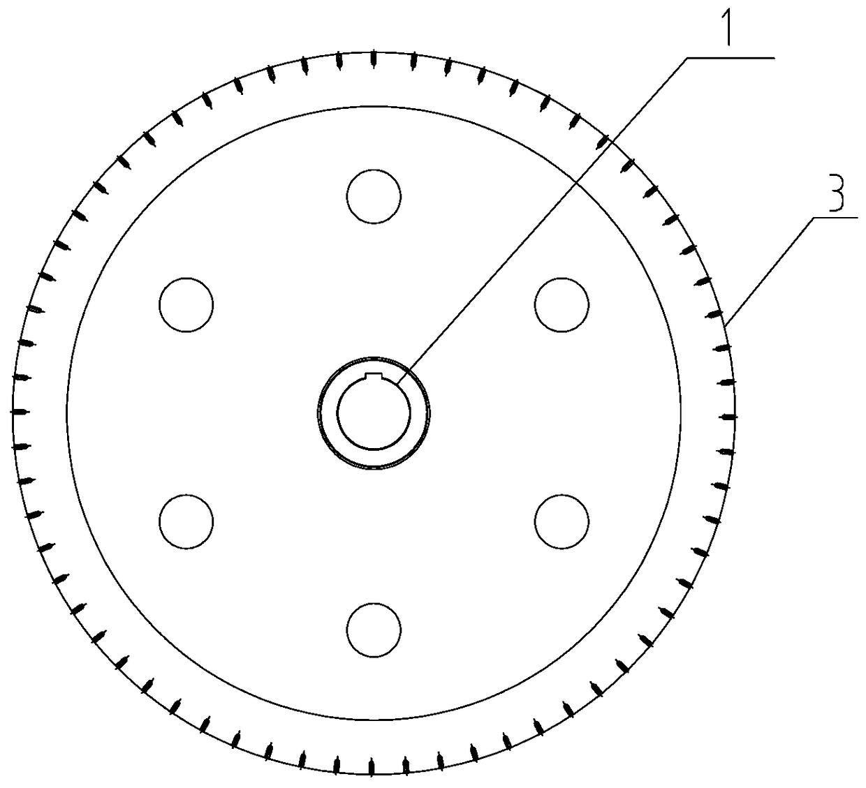 Vertical ring multi-gradient magnetic separator rotary ring structure