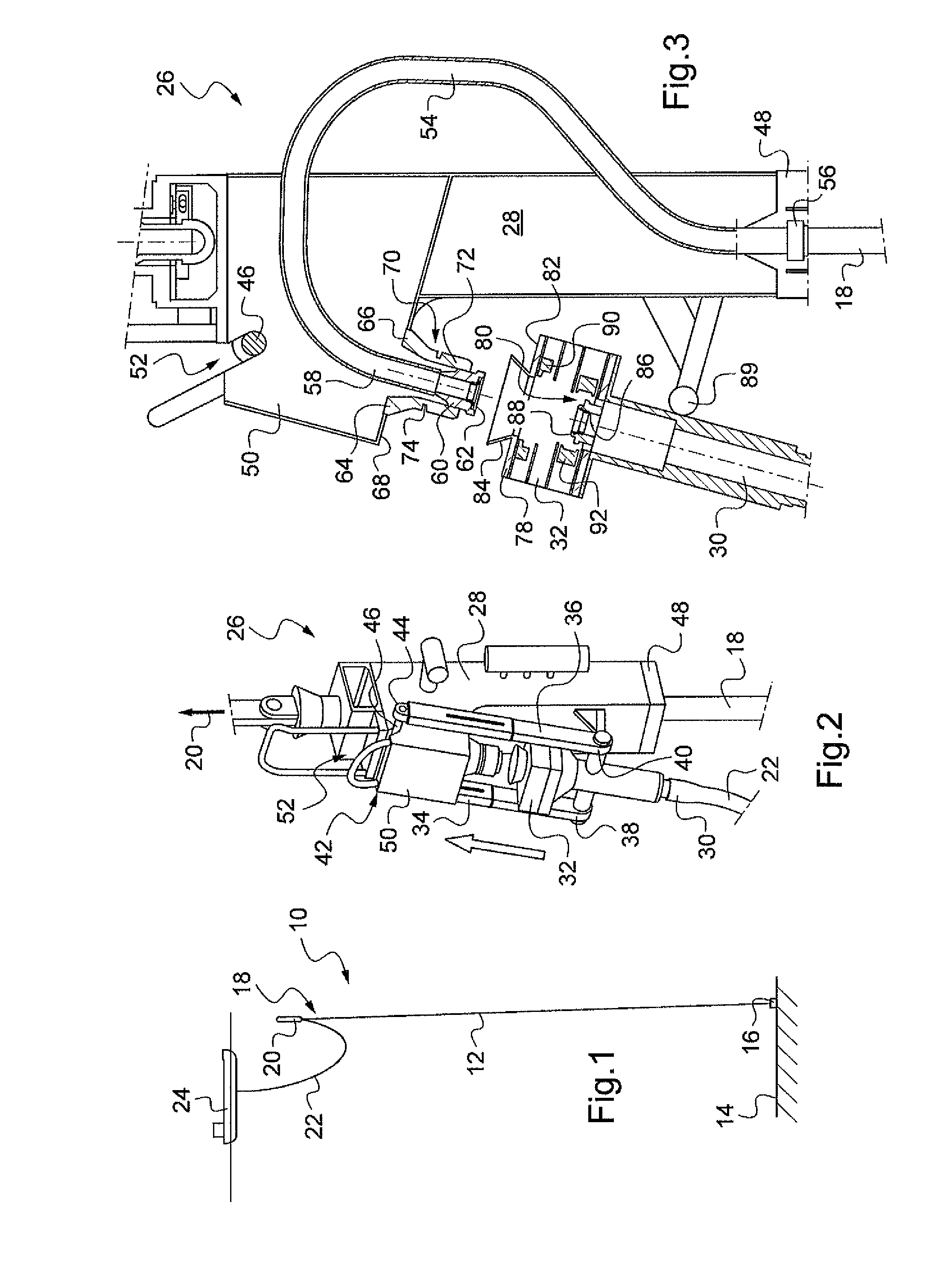 Underwater connection installation