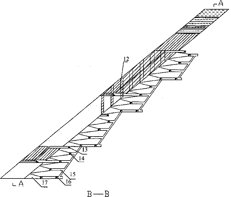 Middle-waisted bidirectional filling and mining method under canopy guard in thick and great metal mine in sea bed