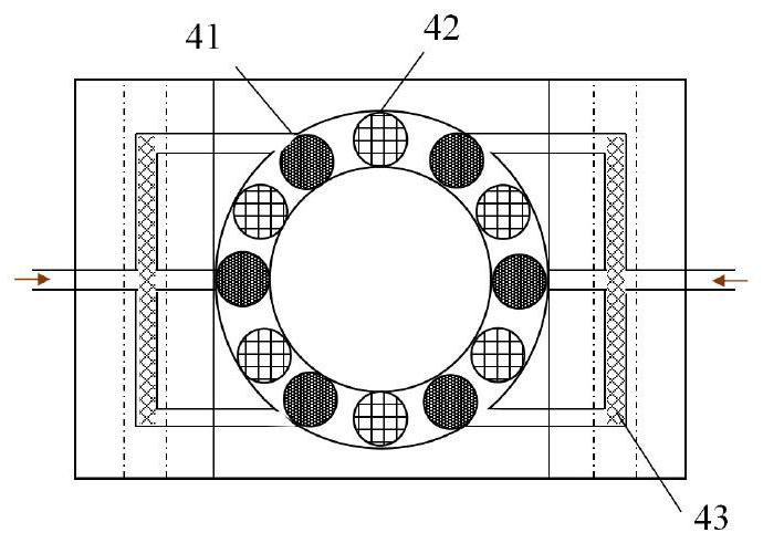 A deep degradation reaction device for organic wastewater and its application