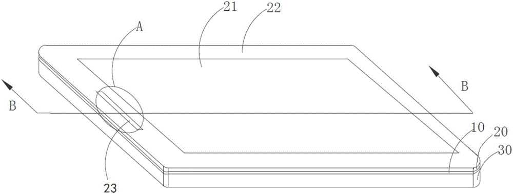 Middle frame component and electronic device