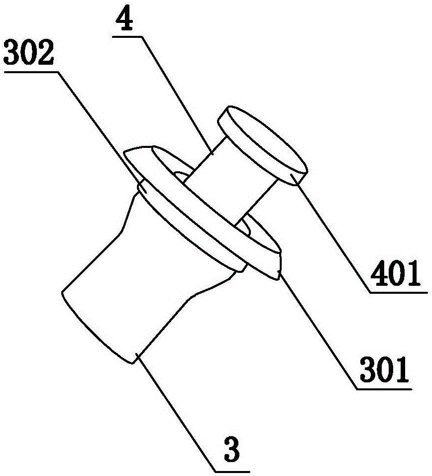 Packing bottle capable of separating solid from liquid