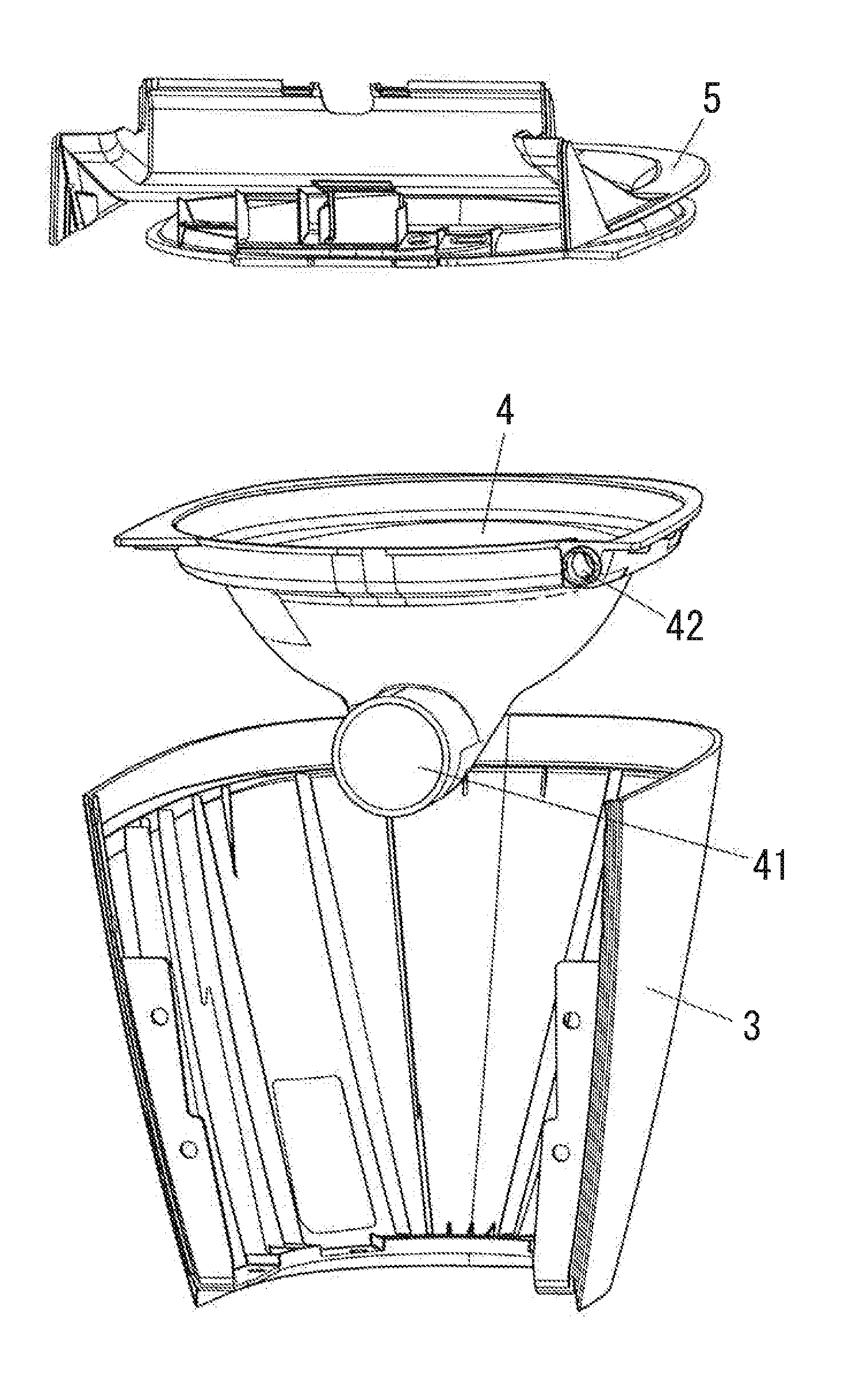 Molding material for a household plumbing equipment and a household plumbing equipment fabricated using the same