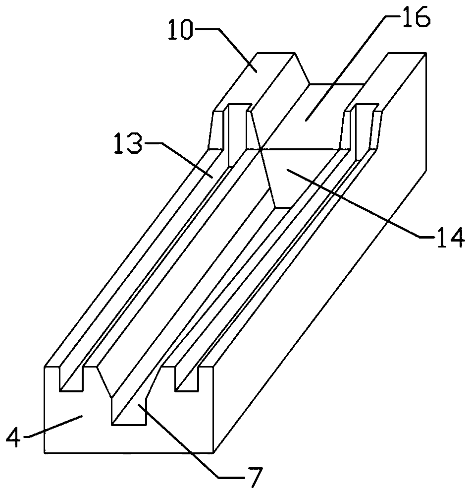 Silicon nitride combined castable for blast furnace skimmer and blast furnace skimmer