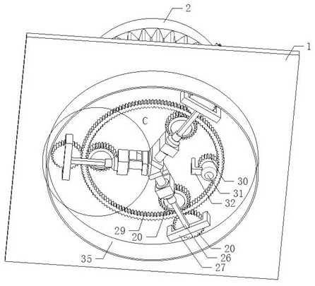 Three-phase asynchronous motor shell machining clamp