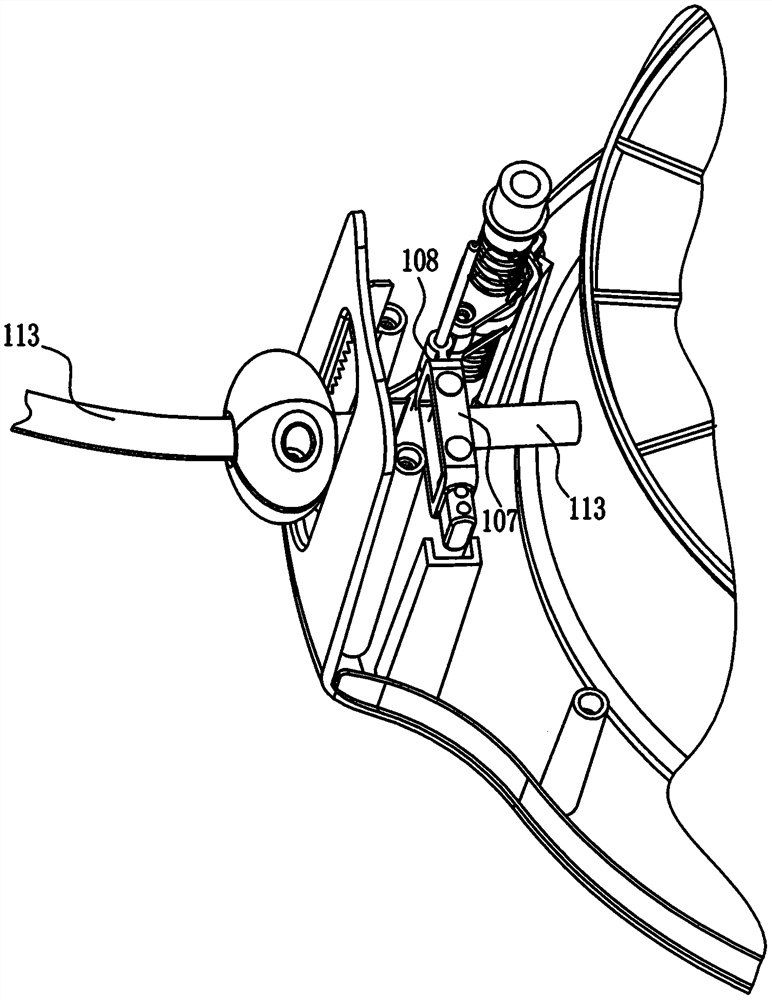 Hydrodynamic walking arranging and thumbing hand slow retraction pipe coiling device