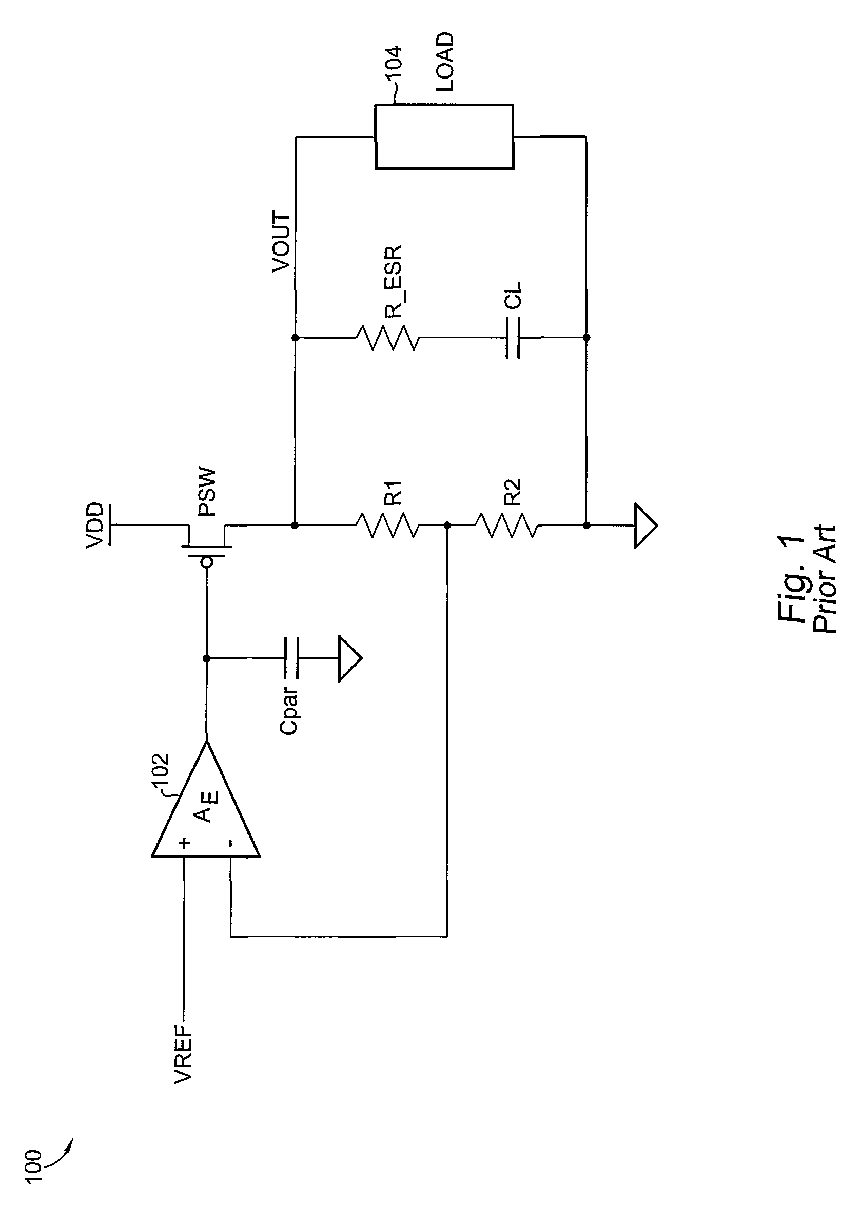 Adaptive miller compensated voltage regulator