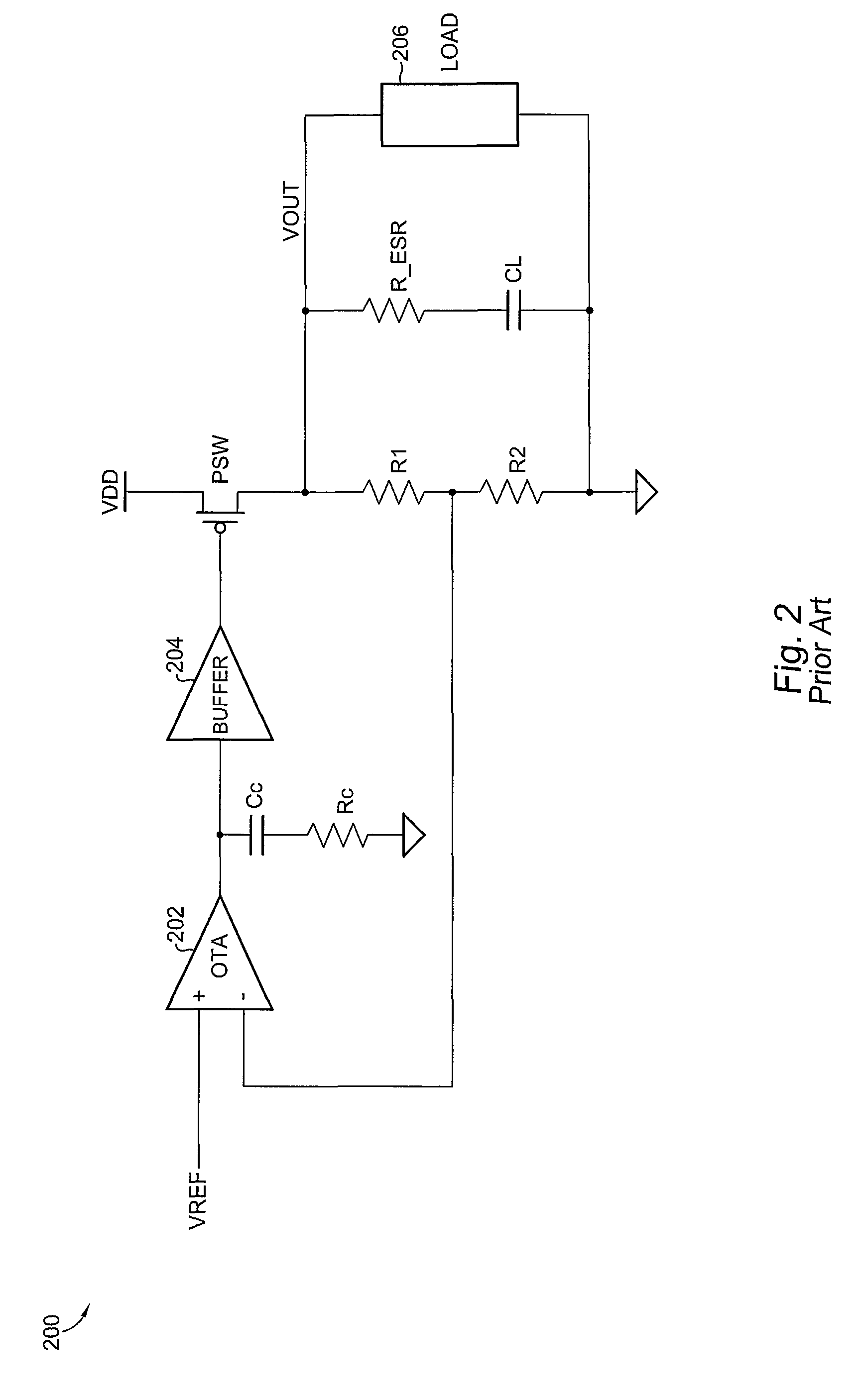 Adaptive miller compensated voltage regulator