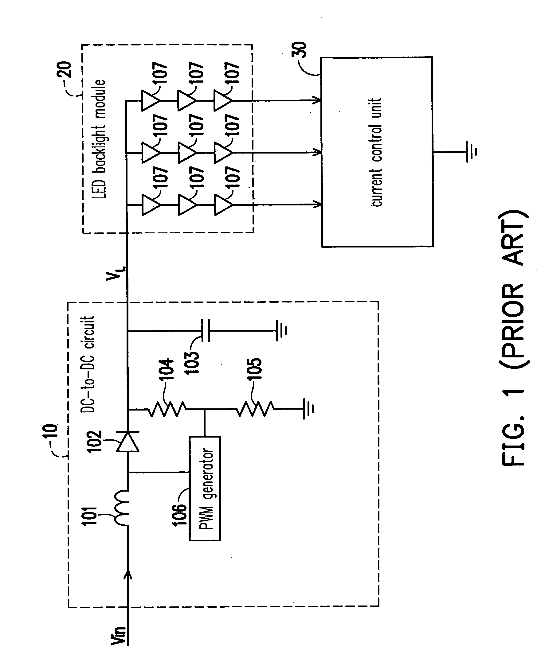 Driving device for backlight module and display device thereof