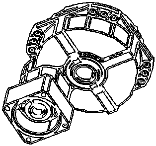 High-speed AC five-axis linkage double swing head