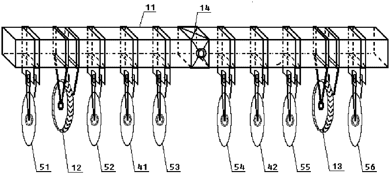 Multi-configuration detection device for soil conductivity detection based on current-voltage four-terminal method