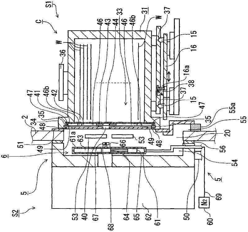 Lid opening and closing device