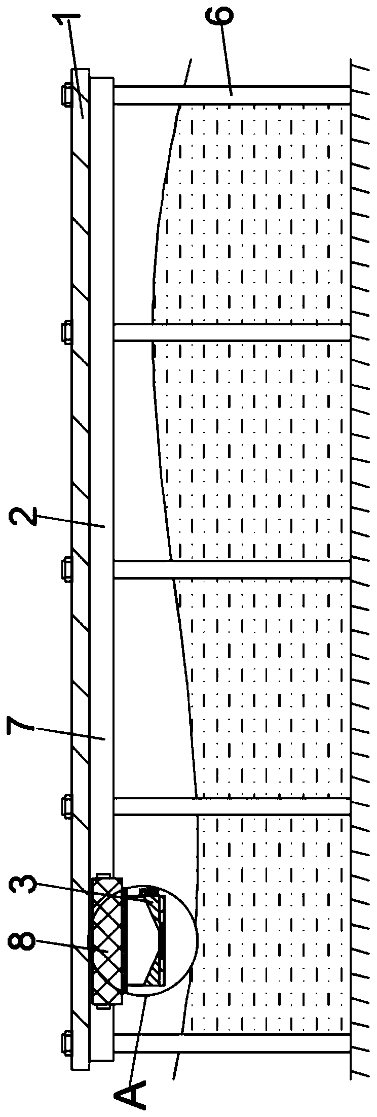 Track underwater feed device for aquaculture