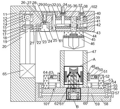 Turning reaming machine with high applicability