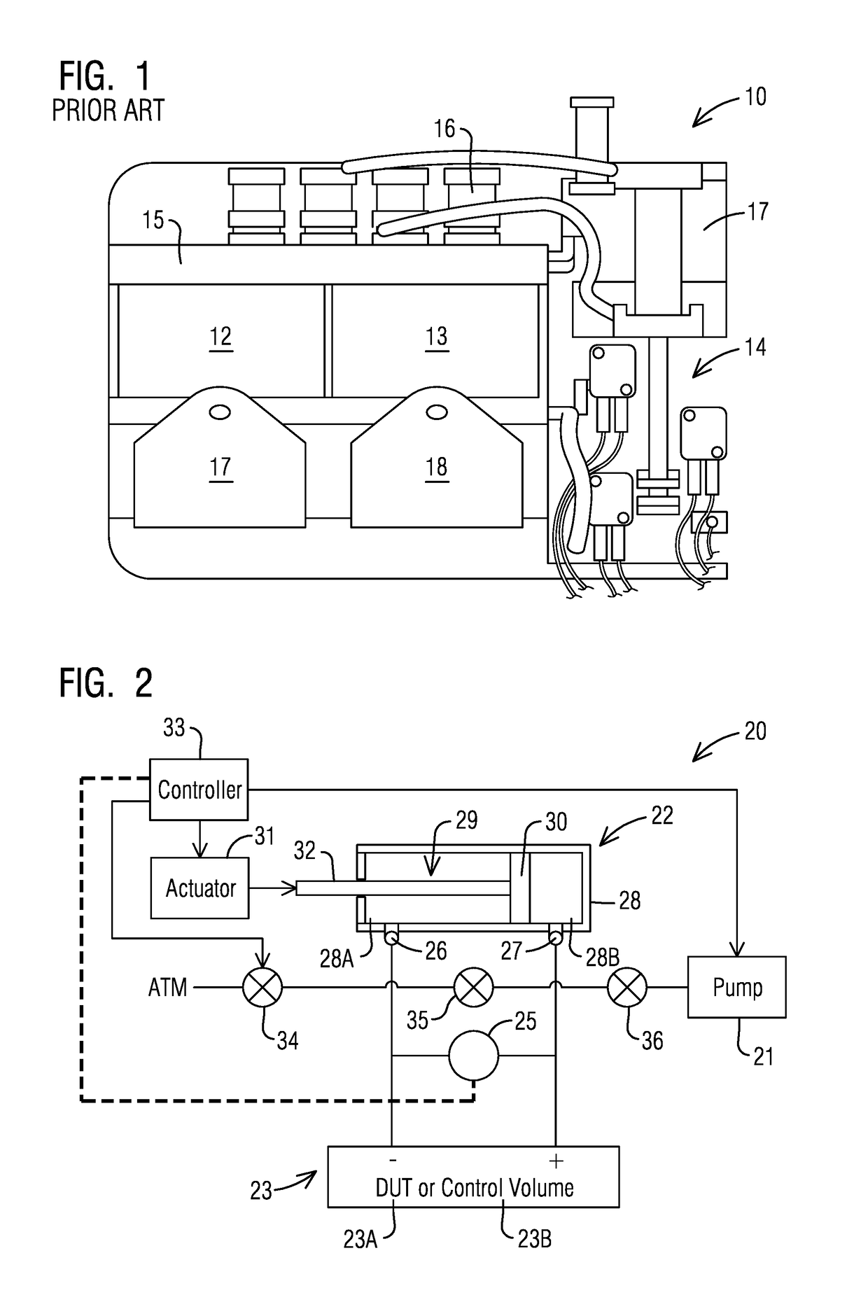 A system and method for callibrating and controlling pressure