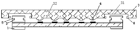 Die sinking and printing mechanism of circuit board