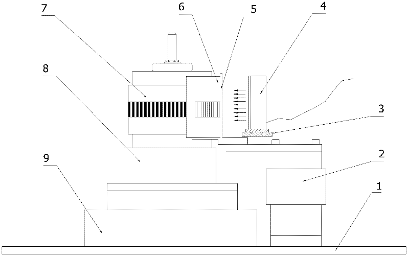 Method for rapidly processing graphical surface of ultralong grating ruler rolling die