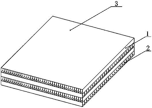 A slanted plate fin