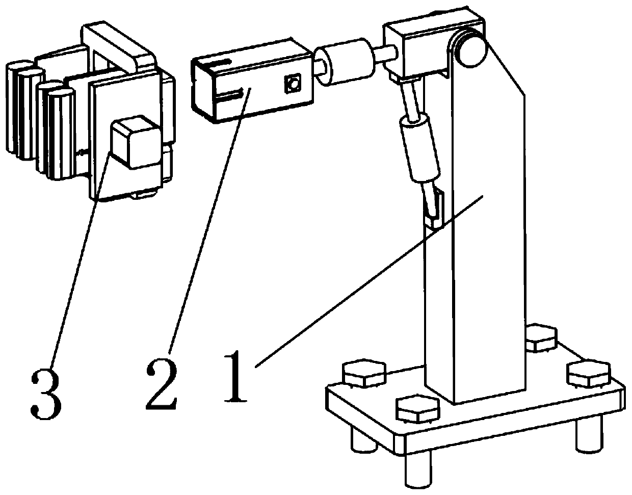 Multi-specification clamping manipulator for automobile maintenance