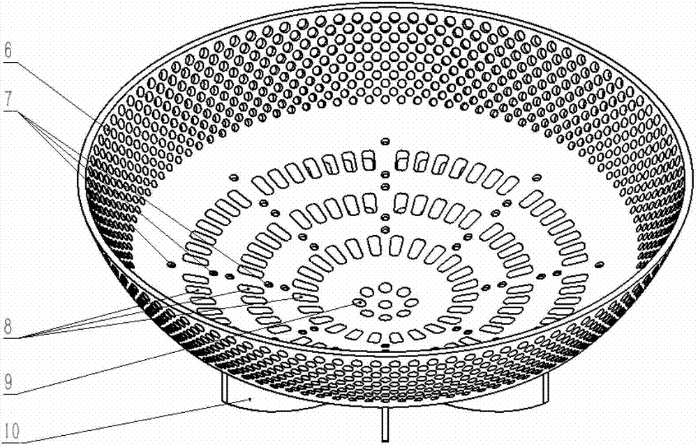 Flow distribution device for pressurized-water nuclear reactor