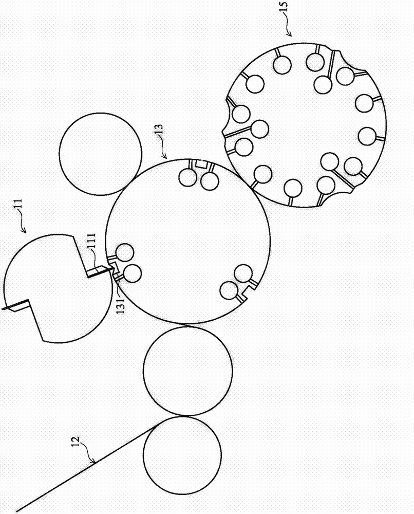 Cutting and folding device for fiber or plastic products