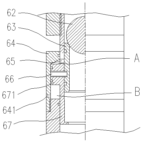 An anchored water injection process string and its use method