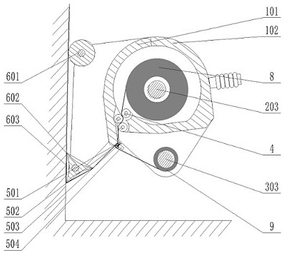 Semi-automatic wallpaper pasting machine