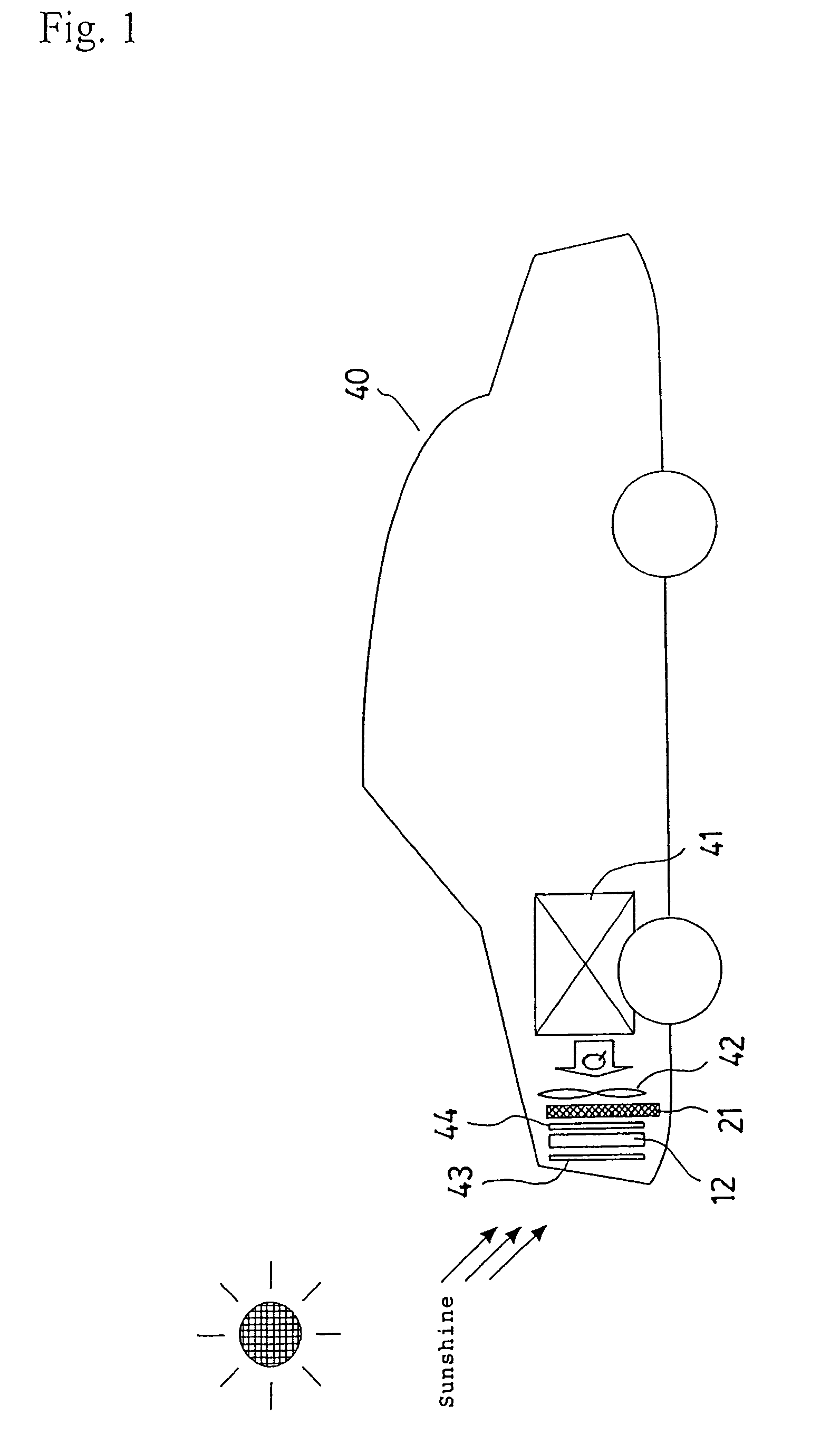 On-vehicle air-conditioner for air-conditioning