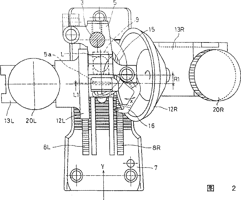 Cloth pressuring device of sewing machine