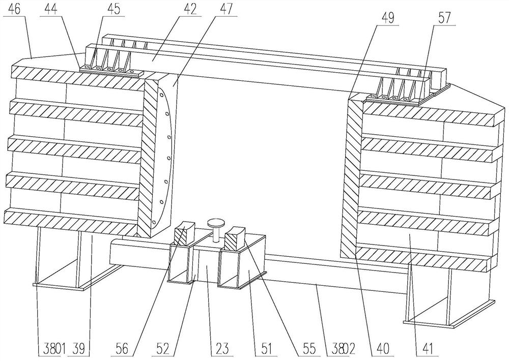 Test mechanism for thrust adapter