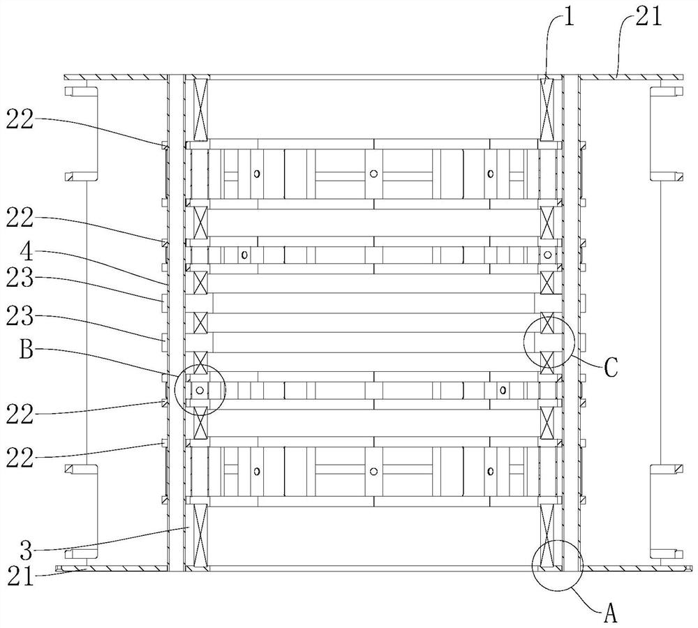 A production process of liquid helium-free skeleton superconducting magnet