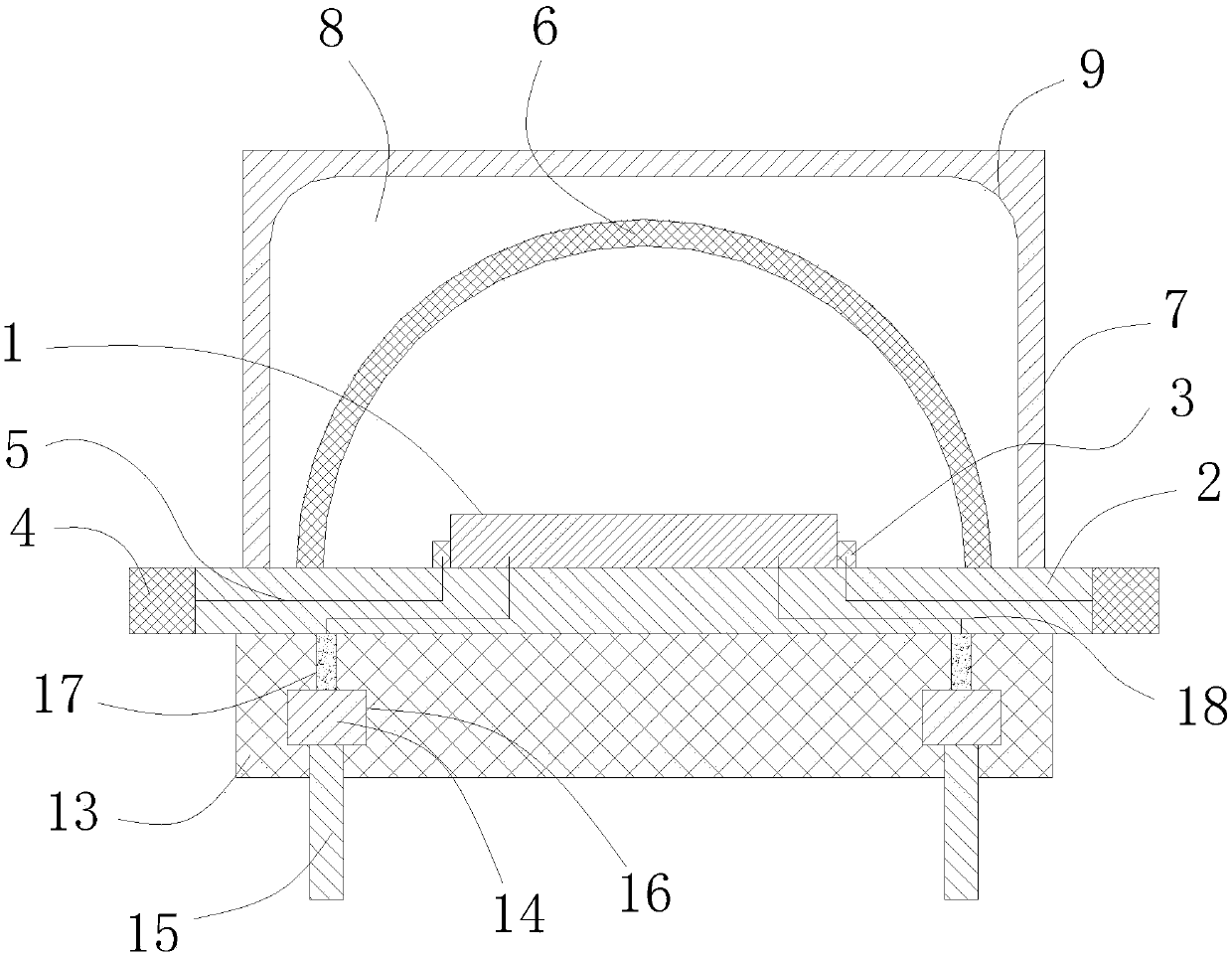 Light emitting diode package structure