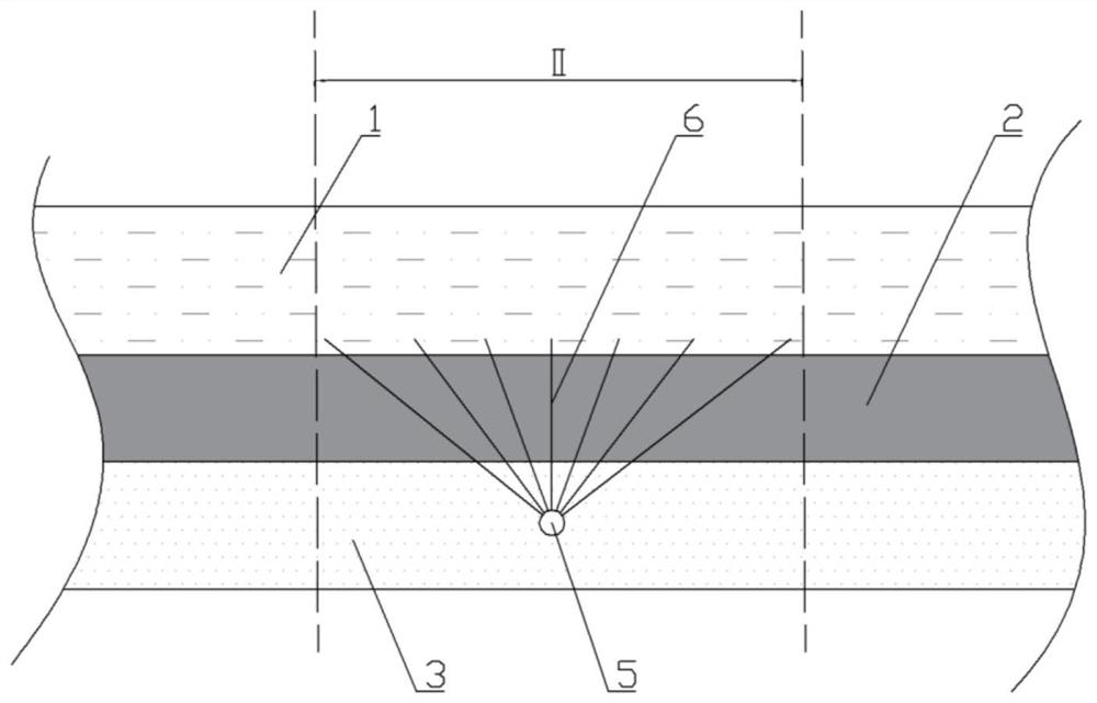 Water jet dense comb-shaped drilling type coal seam gas outburst reduction and pre-drainage treatment method for roadway to be excavated