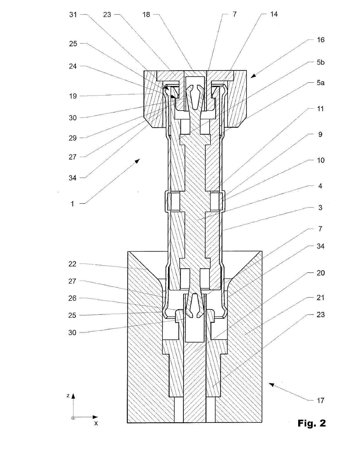 Circuit board coaxial connector