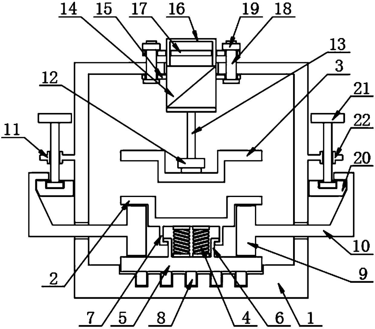 Extrusion casting device