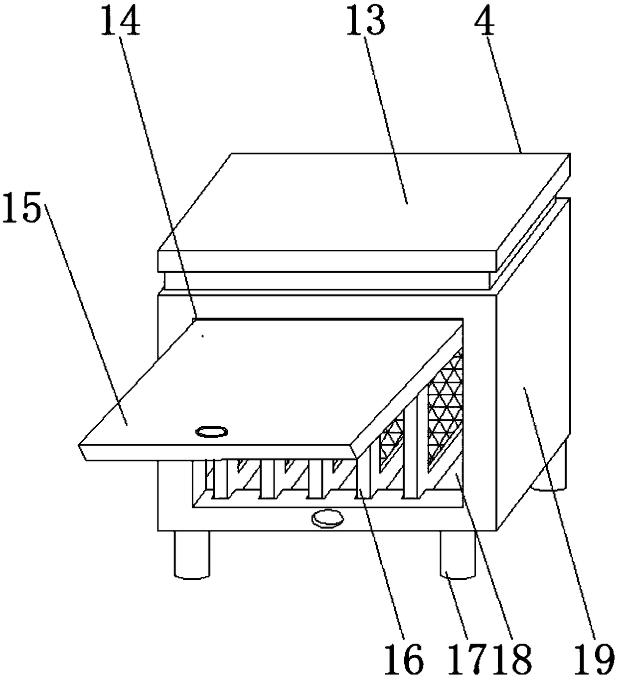 Waste gas pollution control device and usage thereof