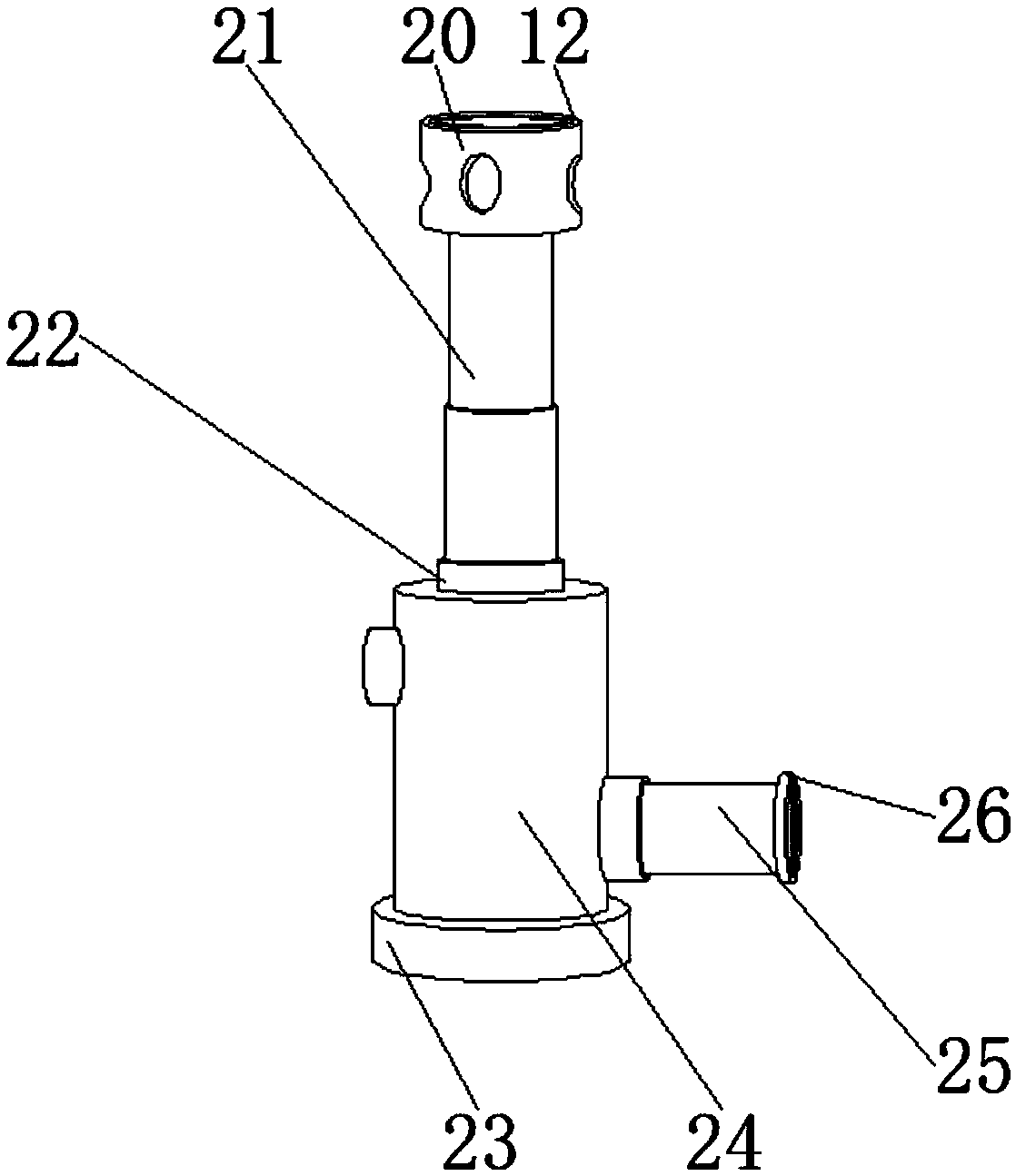 Waste gas pollution control device and usage thereof