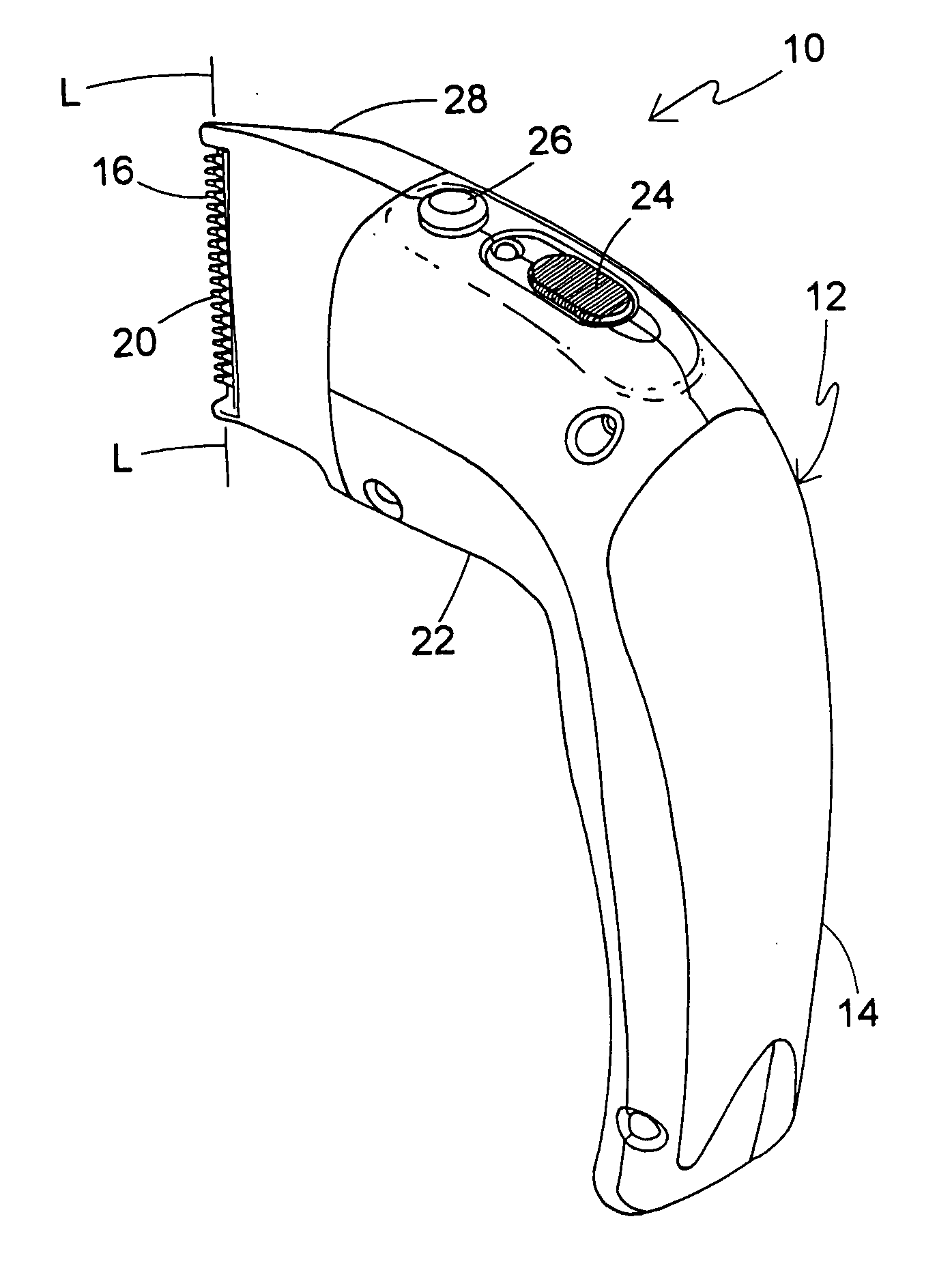 Hair trimmer for use in self-cutting or on others