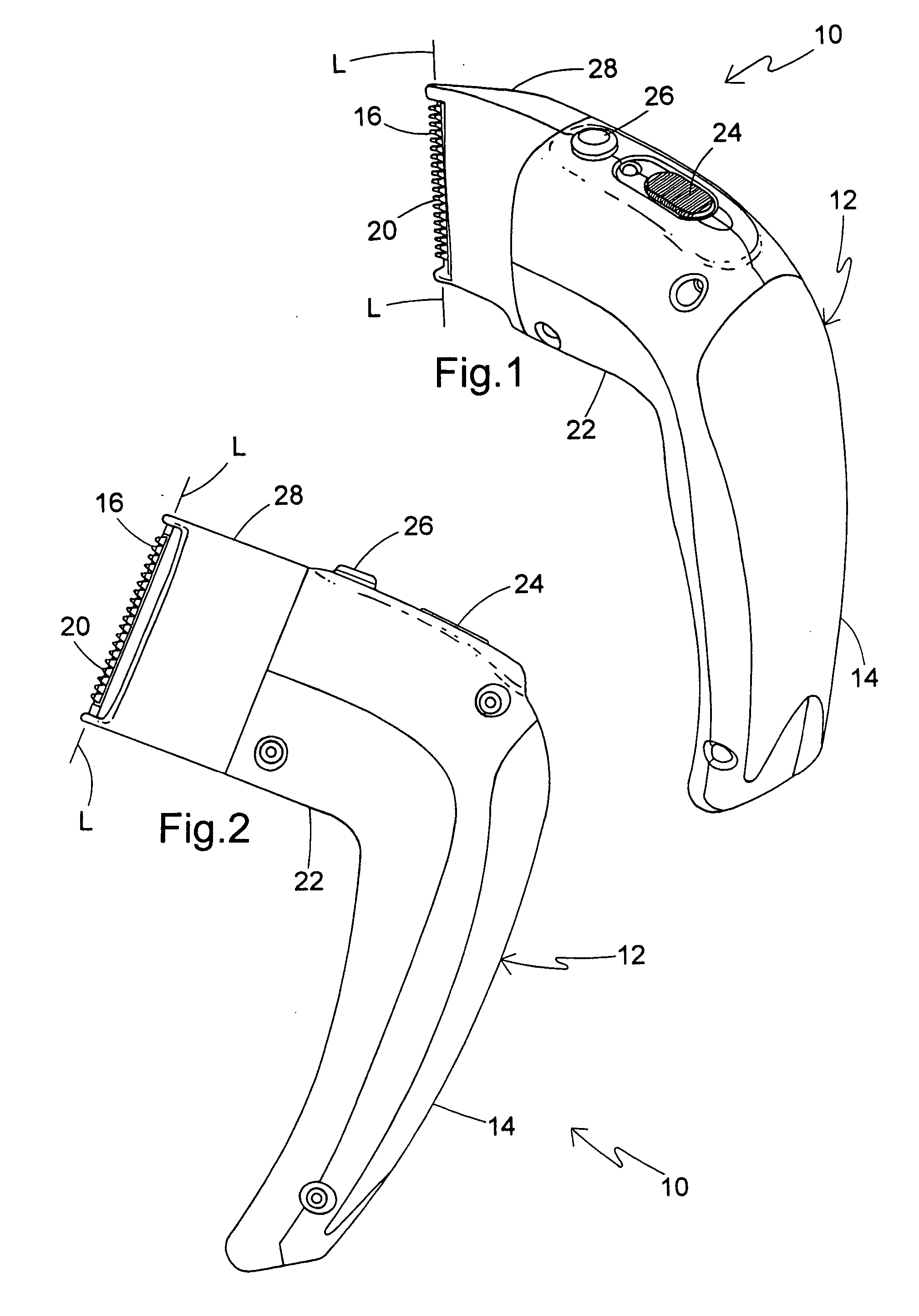 Hair trimmer for use in self-cutting or on others