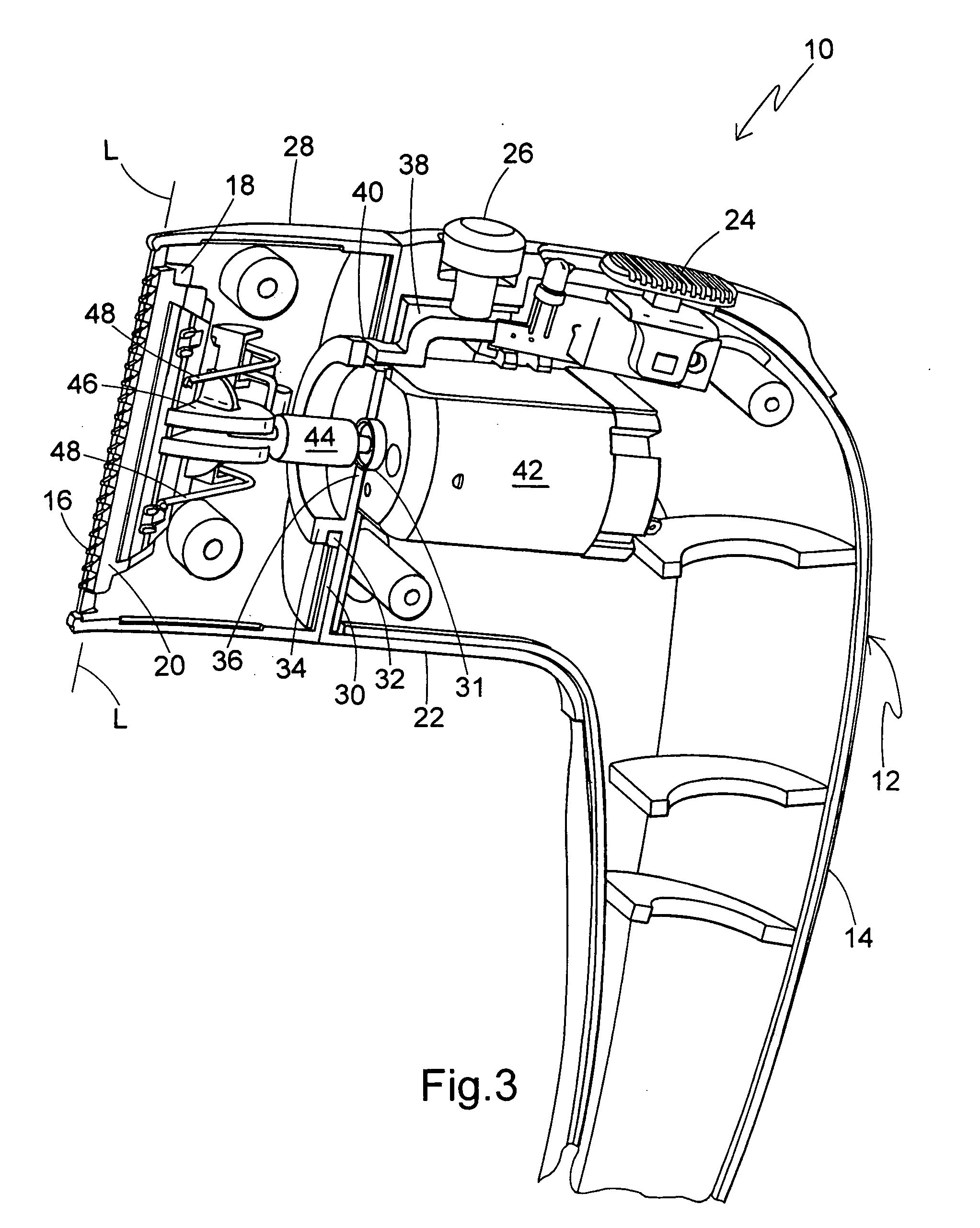 Hair trimmer for use in self-cutting or on others