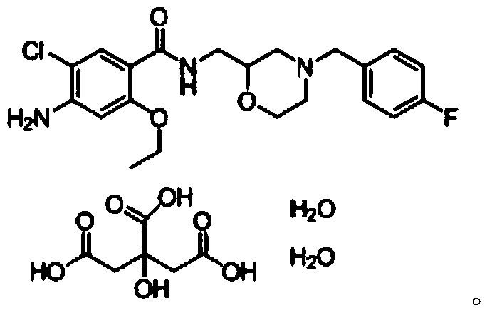 Mosapride citrate tablet and preparation method thereof