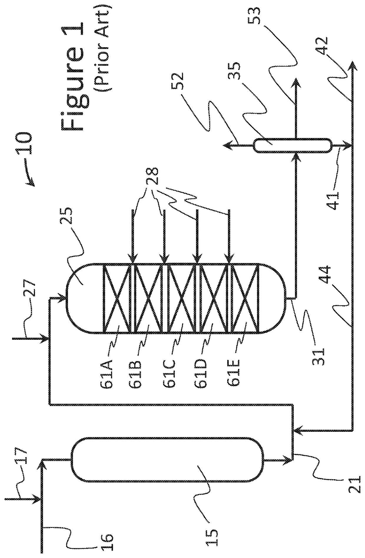 Hydrocracking system for producing distillate or naptha