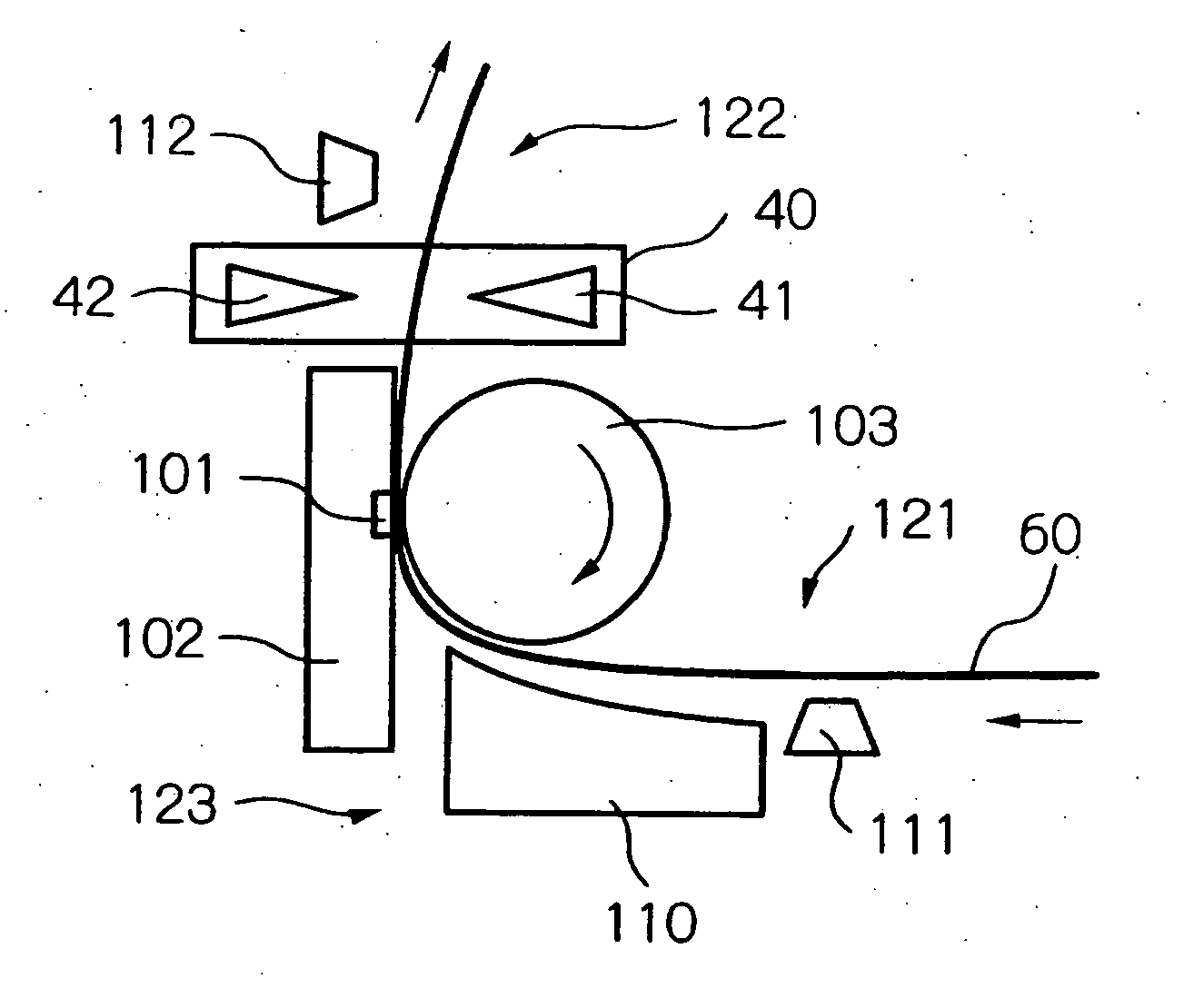 Printing and thermal activation method and device for a heat-sensitive adhesive sheet