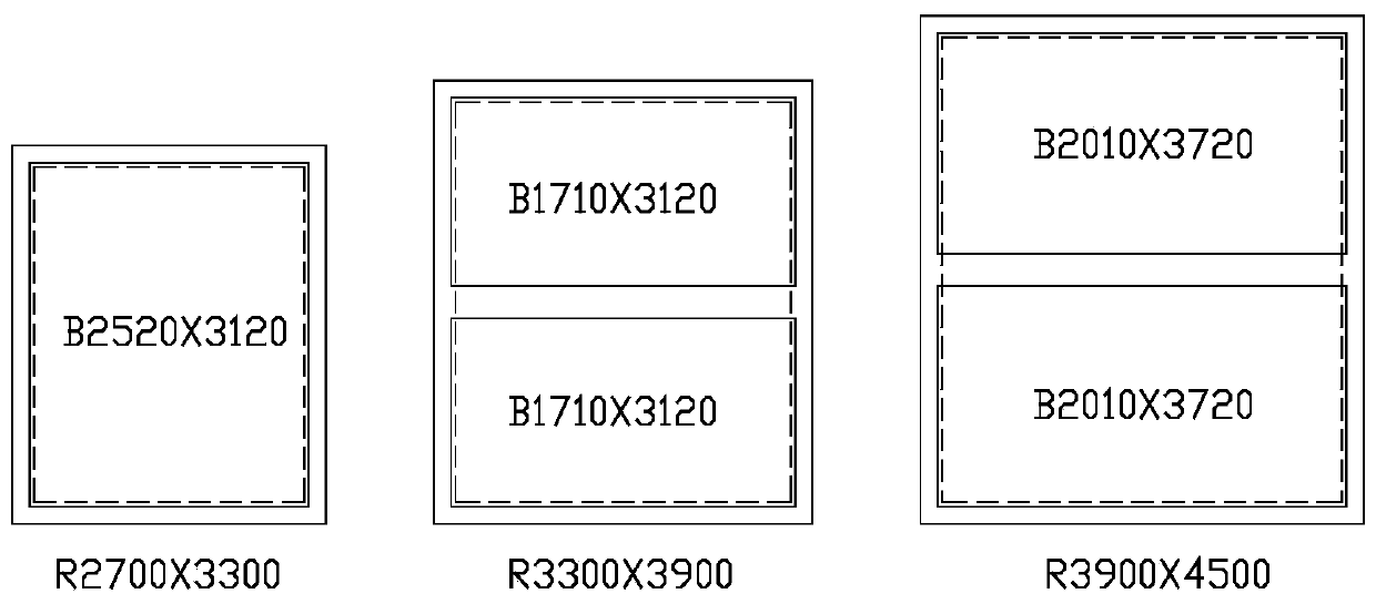 Standardized design method of residential building prefabricated laminated floors with rooms as units