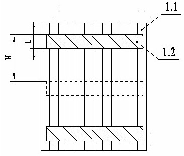 Water-blocking flexible optical fiber ribbon and full-dry high-density optical cable