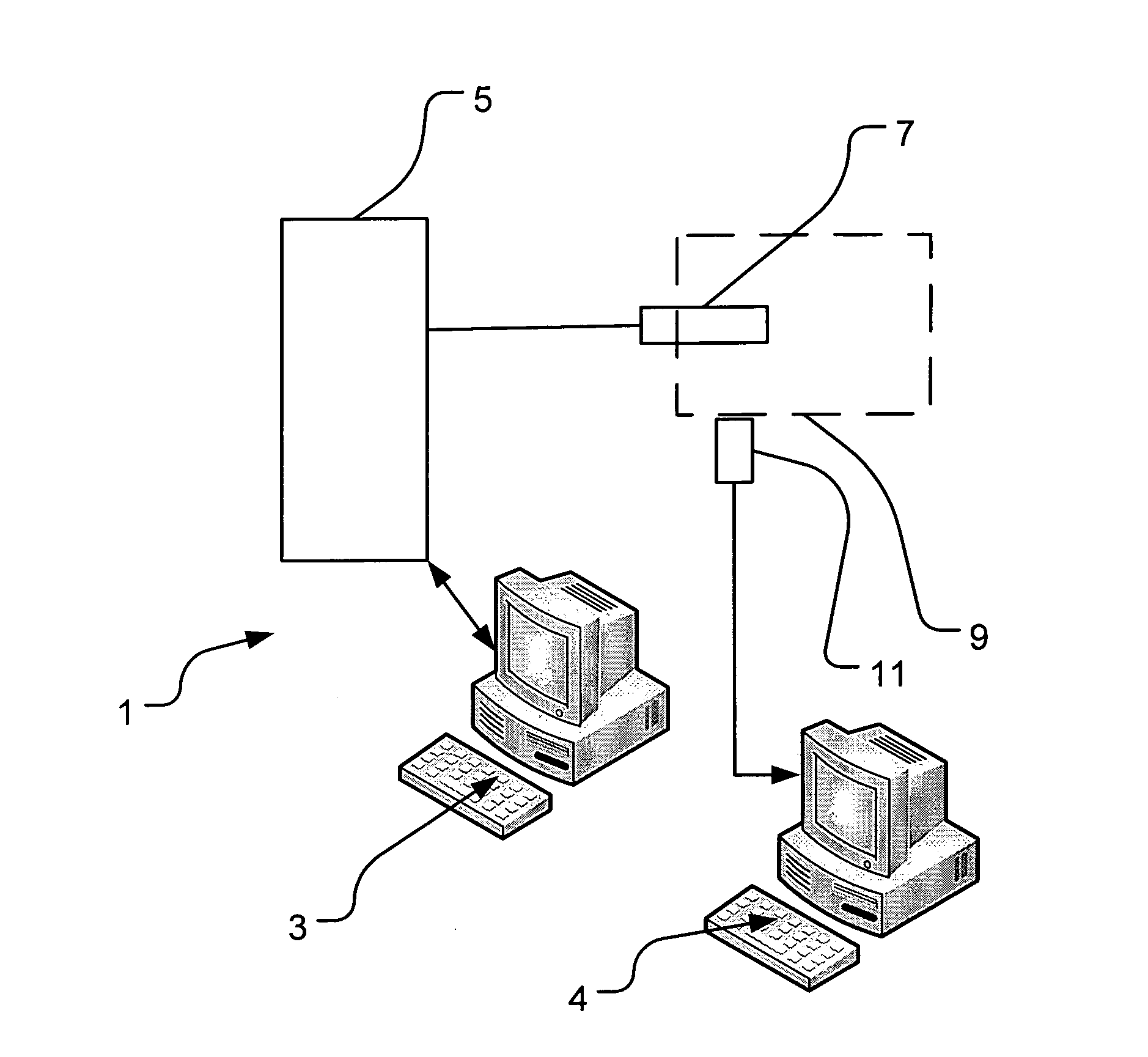 Brachytherapy System and in Vivo Dose Detector Therefor