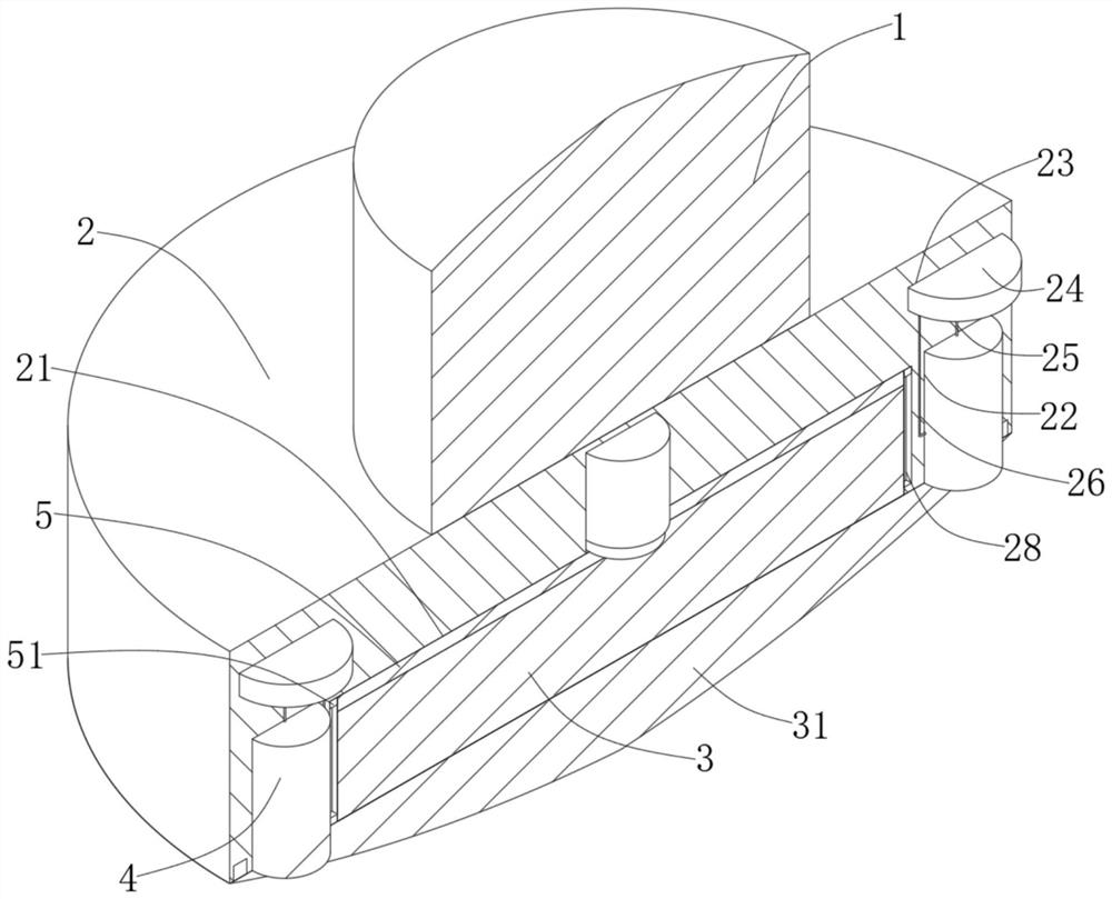 Load rejection structure for underwater equipment