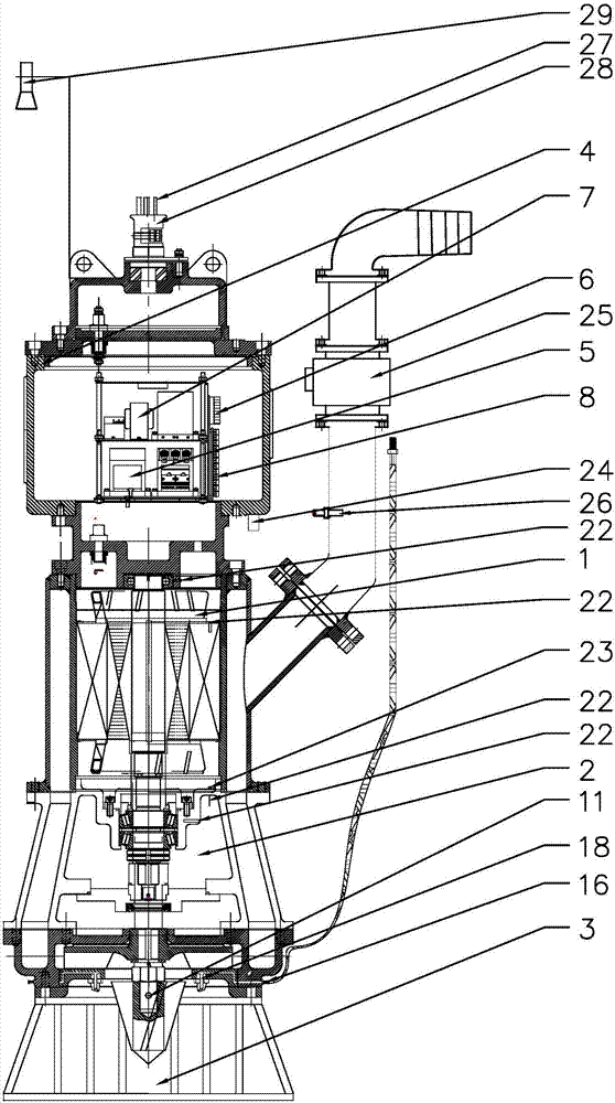 Remote Intelligent Digital Flameproof Submersible Slurry Pump