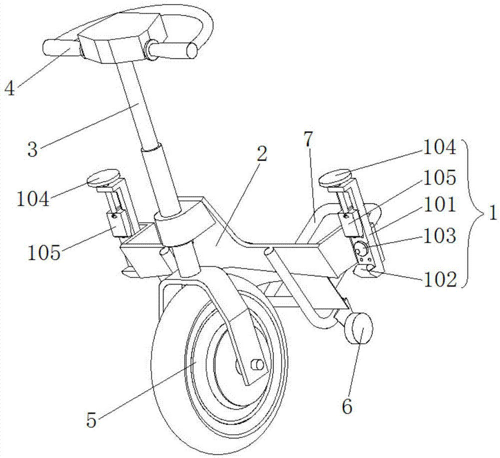 Quick connecting structure for electrically propelled wheelchair head and wheelchair and electrically propelled wheelchair head